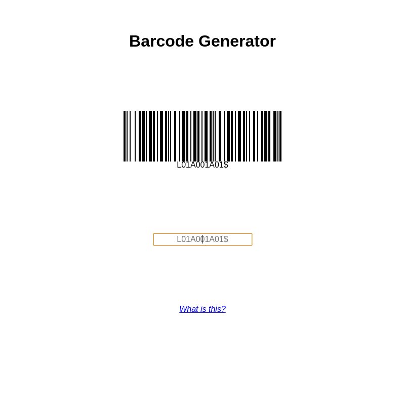 barcoded